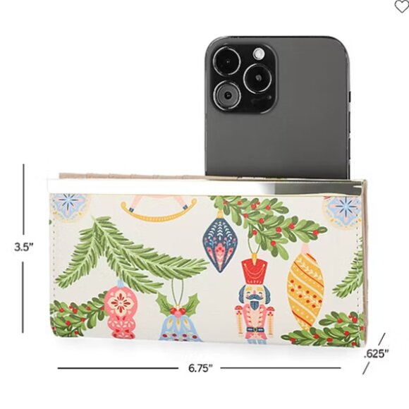 Mundi Womens Rfid Blocking Slim Fold Nutcracker Wallet - New with Tags! - Picture 6 of 6